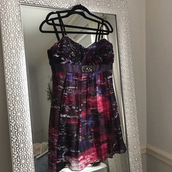 BCBG Max Azria Azaeleacom Cocktail Dress size 10 (fits like 6) - Picture 10 of 12